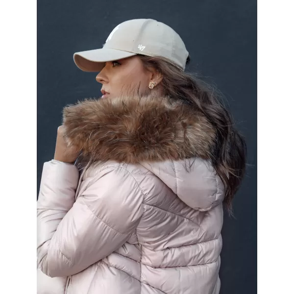  Dámska bunda DSTREET WINTERCHIC RUŽOVÁ 