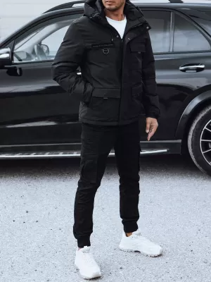 Pánska bunda DSTREET tx4757 ČIERNA