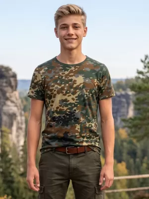 Detské tričko BRANDIT T BD6017 FLECKTARN