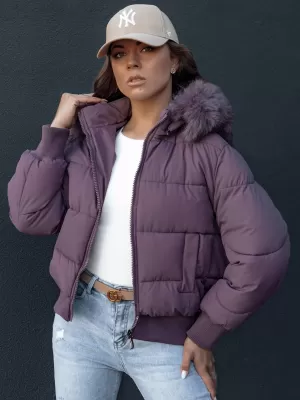 Dámska bunda dstreet fialová