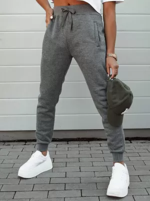 Dámske tepláky DSTREET FITS TMAVO ŠEDÁ