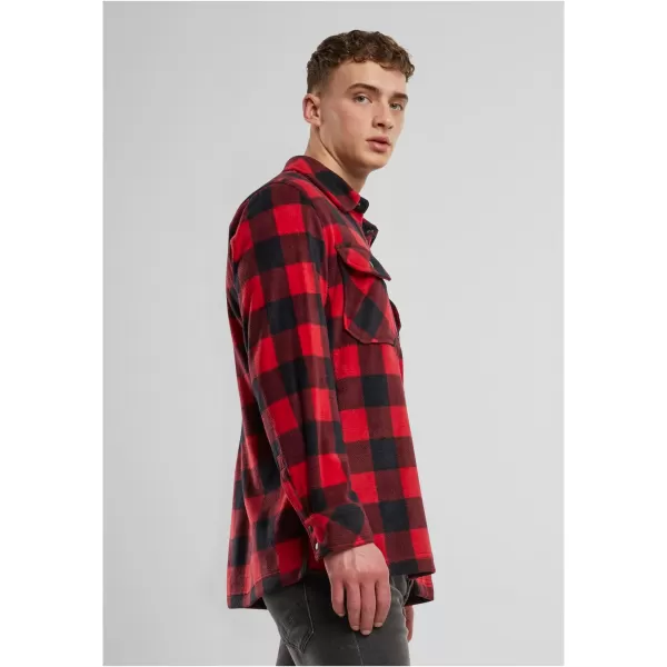  Pánska košeľa Brandit BD9720 Red/Black 