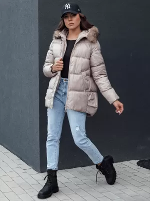 Dámska bunda DSTREET STELLAR BÉŽOVÁ