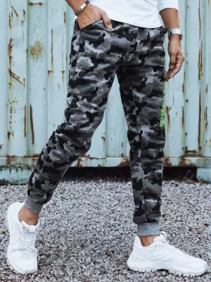 Pánske sledovacie súpravy dstreet šedé camo