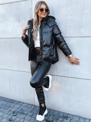 Dámska bunda DSTREET COLLAR ČIERNA