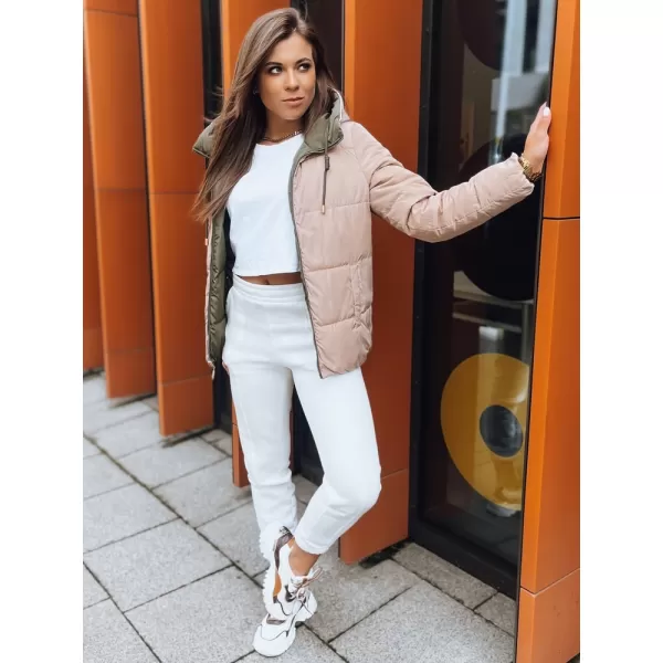  Dámska bunda dstreet Victoria Snug Ty3716 zelená 
