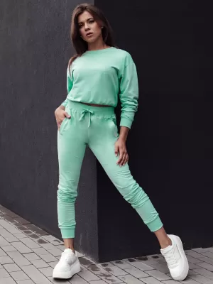 Dámske teplaky dstreet relax režim UY2140 svetlo zelený