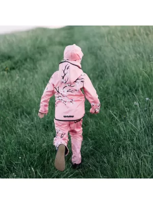 Detská fleecová čiapka WAMU SAKURY ružová