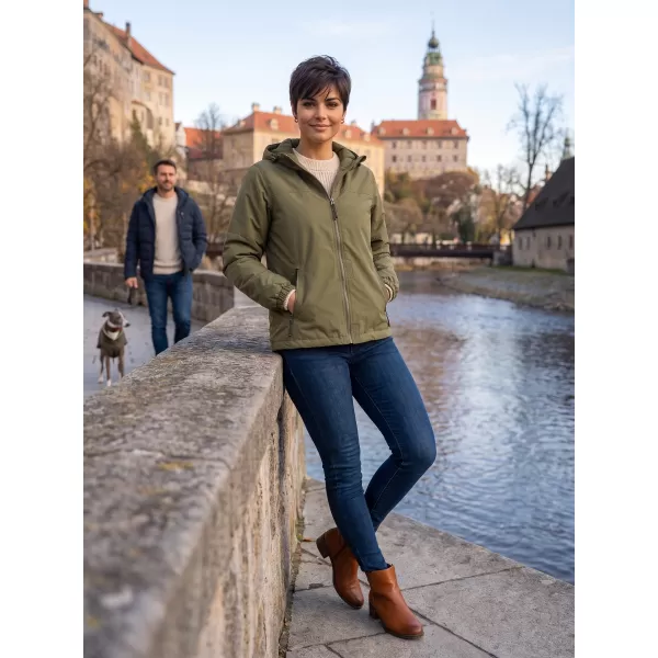  Dámska bunda BRANDIT BD33114 Olive 
