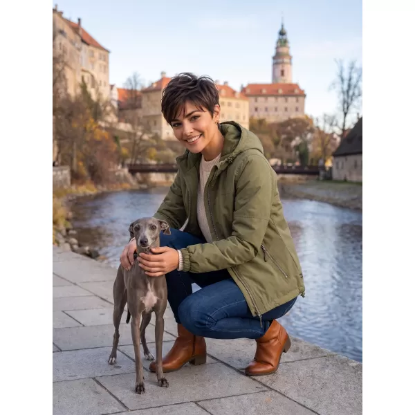  Dámska bunda BRANDIT BD33114 Olive 