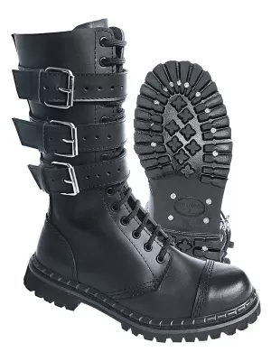 Pánske topánky Brandit 3-Buckle Phantom BD9005 čierna