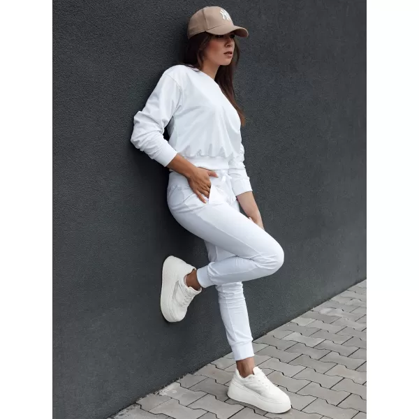  Dámska mikina DSTREET CASUALVIBE BIELA 