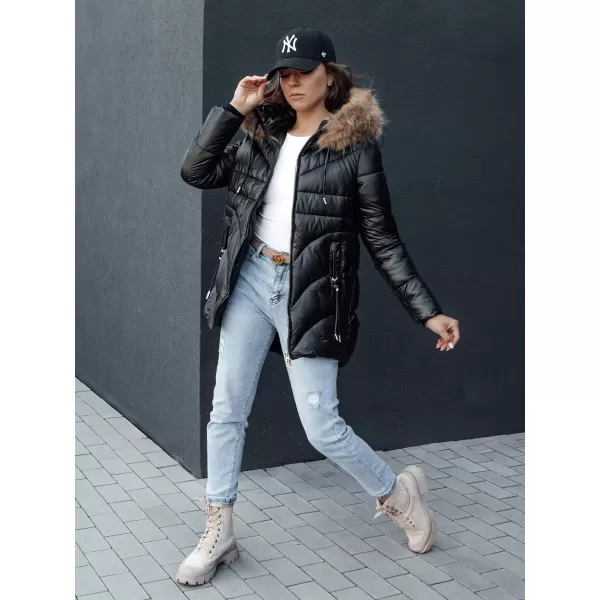  Dámska bunda DSTREET WINTERCHIC ČIERNA 
