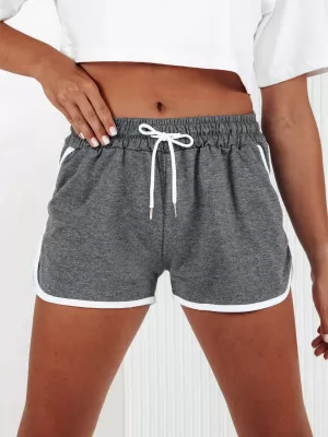 Dámske šortky DSTREET TOP SPORT TMAVO ŠEDÁ