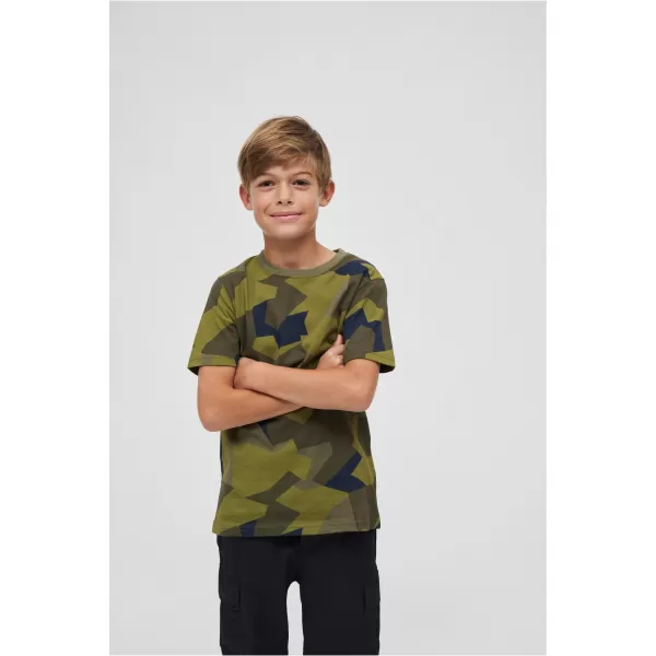  Detské tričko BRANDIT T BD6017 SWEDISH CAMO 