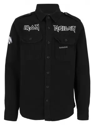 Pánska košeľa BRANDIT IRON MAIDEN BD61044 ČIERNA
