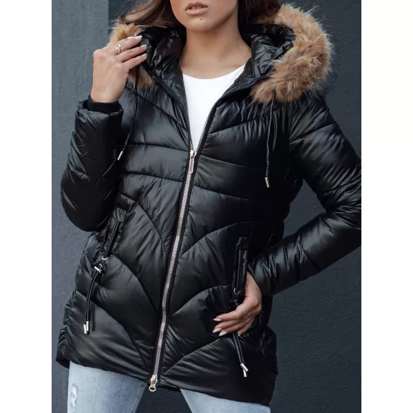  Dámska bunda DSTREET WINTERCHIC ČIERNA 