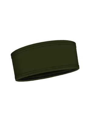 Detská športová čelenka WAMU MASKÁČ-KHAKI TMAVÁ KHAKI