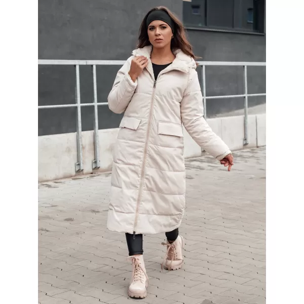  Dámsky zimný kabát DSTREET GLAMPUFF BÉŽOVÁ 