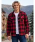 Pánska košeľa Brandit BD9720 Red/Black