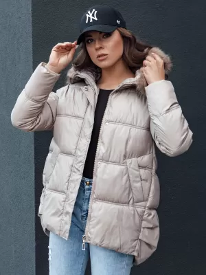 Dámska bunda DSTREET STELLAR BÉŽOVÁ