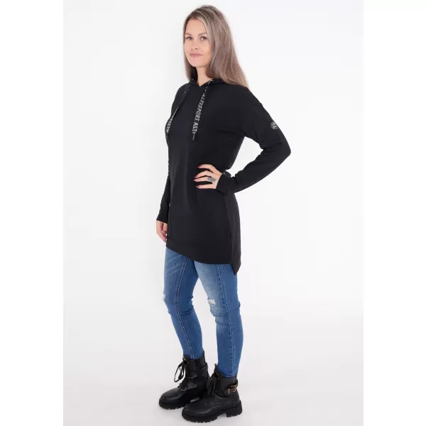  Dámska mikina ALTISPORT DAVINIA čierna 