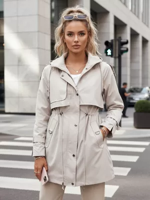 Dámska parka DSTREET BRENS SVETLO BÉŽOVÁ