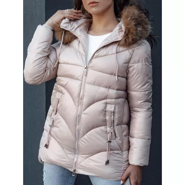 Dámska bunda DSTREET WINTERCHIC RUŽOVÁ 