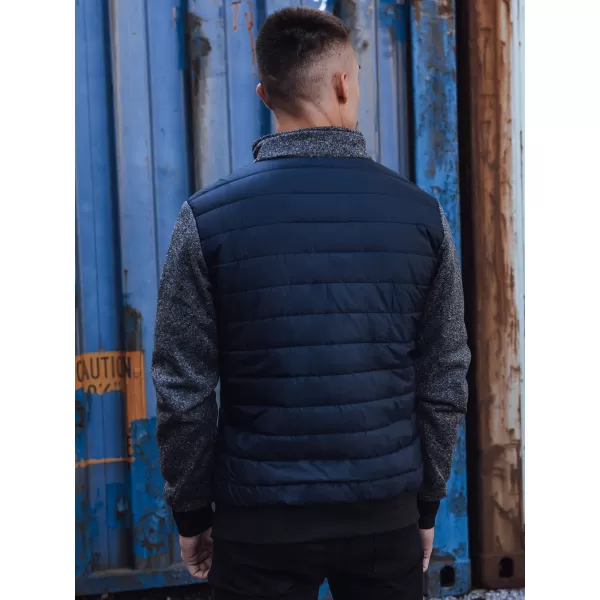  Pánska bunda DSTREET tx4856 TMAVO MODRÁ 