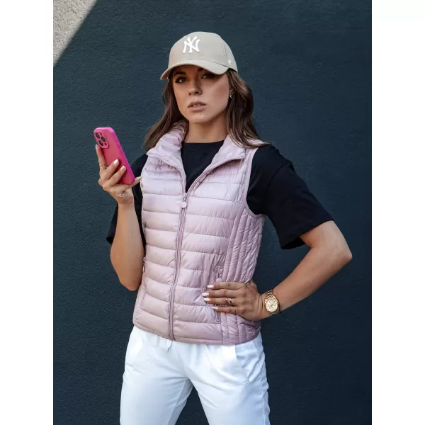  Dámska vesta DSTREET STYLISHZ TY4450 RUŽOVÁ 
