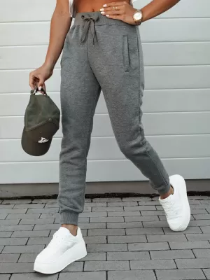 Dámske tepláky DSTREET FITS TMAVO ŠEDÁ