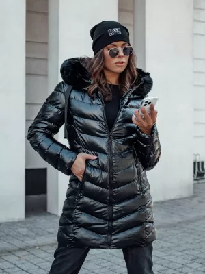 Dámska bunda dstreet krištáľová čierna