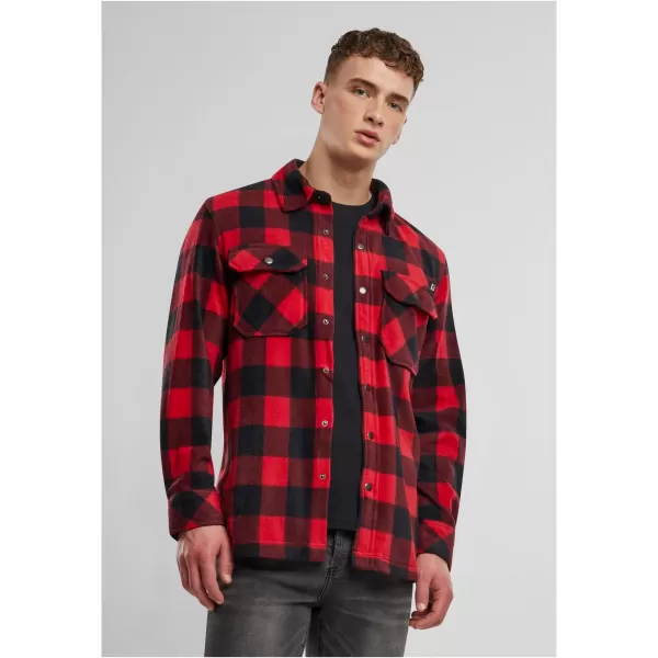  Pánska košeľa Brandit BD9720 Red/Black 