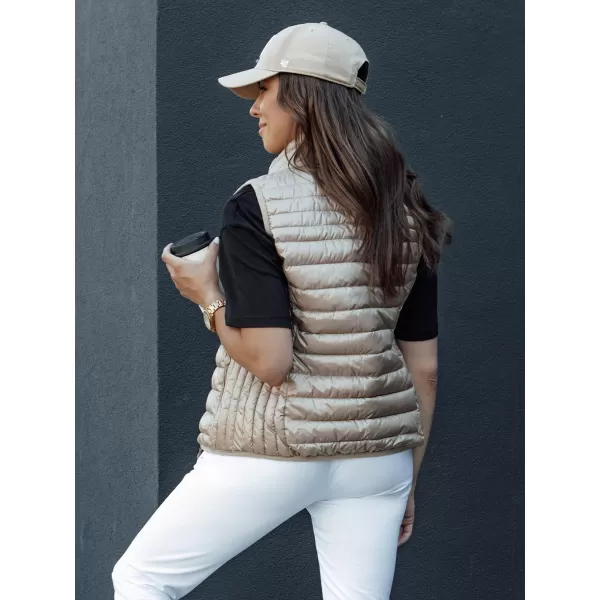  Dámska vesta DSTREET STYLISHZ TY4439 KARAMEL 