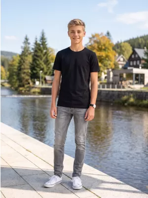 Detské tričko BRANDIT T BD6017 BLACK