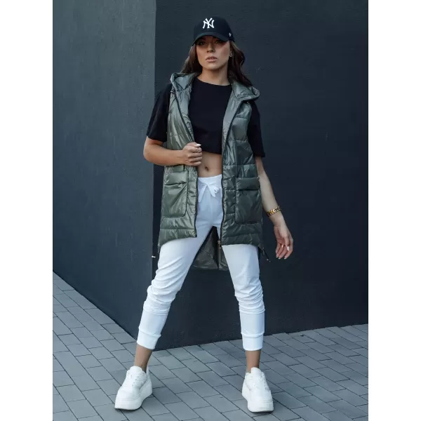  Dámska vesta DSTREET JESS TY4442 ZELENÁ 