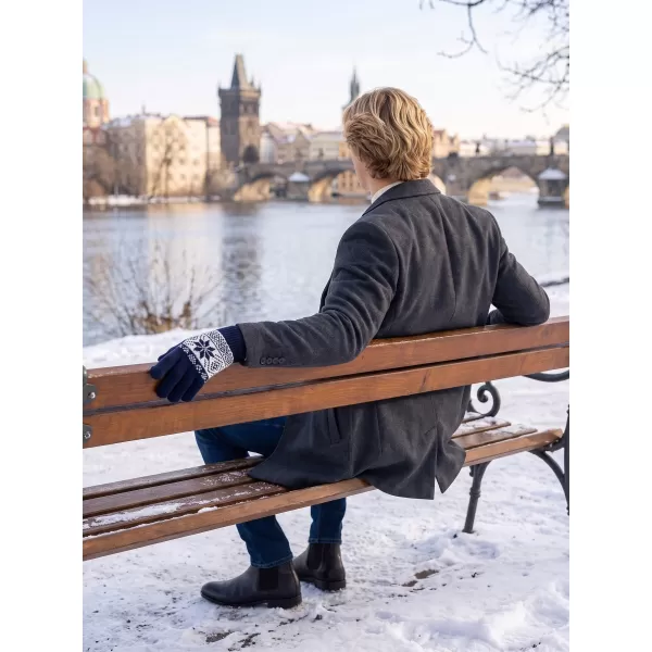  Rukavica brandit sneh BD7022 Navy 
