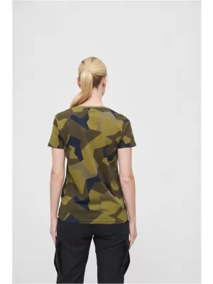 Dámske tričko BRANDIT BD44004 SWEDISH CAMO