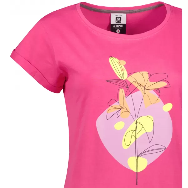 Dámske rozšírené T -shirt/šaty ALTISPORT alw187178 Purple 