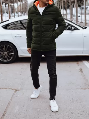 Pánska zimná bunda dstreet zelená