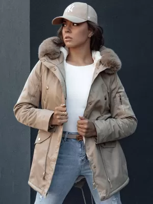 Dámska bunda DSTREET ERISS BÉŽOVÁ