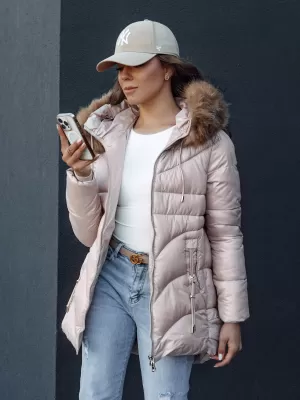 Dámska bunda DSTREET WINTERCHIC RUŽOVÁ