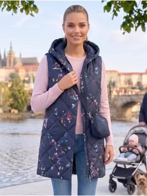 Dámska vesta ALTISPORT DANIELA TMAVO modrá