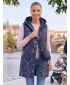 Dámska vesta ALTISPORT DANIELA TMAVO modrá
