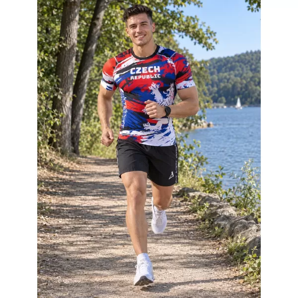  Pánske funkčné kompresné tričko s krátkym rukávom premium ALTISPORT VOJ/ALM036TR04 SLOVAK 