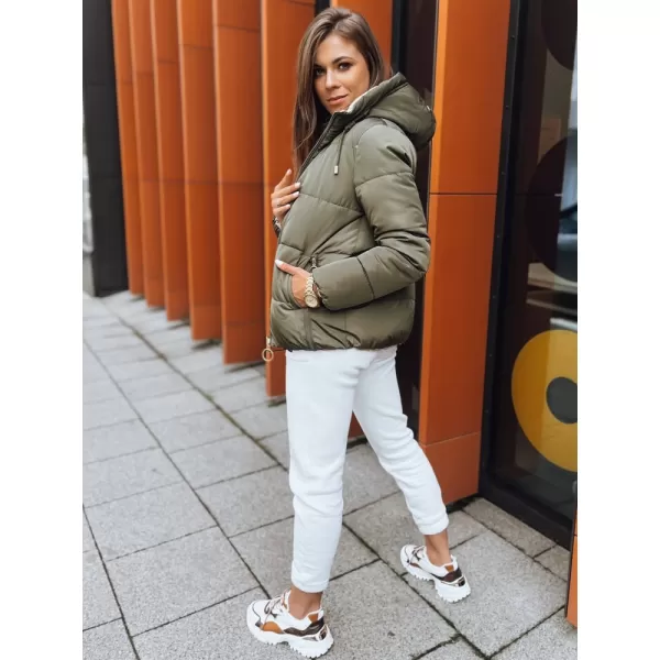  Dámska bunda dstreet Victoria Snug Ty3716 zelená 