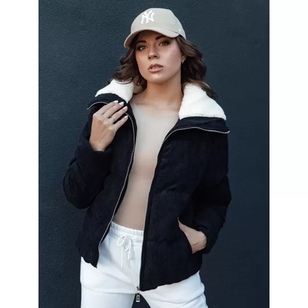  Dámska zimná bunda DSTREET TRENDYGLAM TY4357 ČIERNA 
