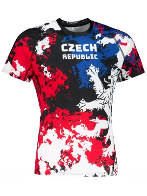 Pánske funkčné kompresné tričko s krátkym rukávom premium ALTISPORT VOJ/ALM036TR04 ŠKVRNY