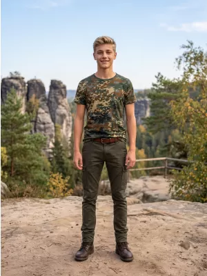 Detské tričko BRANDIT T BD6017 FLECKTARN