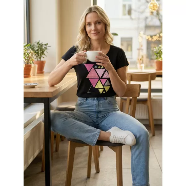  Dámske tričko ALTISPORT ALW185120 ČIERNA 